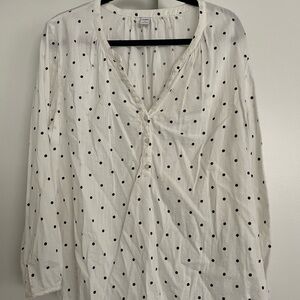 Old Navy Polka Dot Blouse